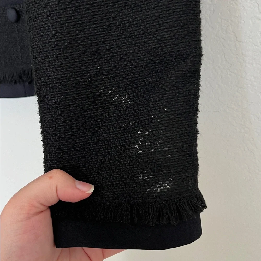 Karl Lagerfeld Black Tweed Blazer - Picture 2 of 7